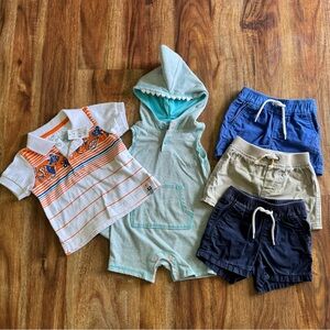 Bundle of Baby Boy Clothes, 5 Pieces, Size 3-6 Months
